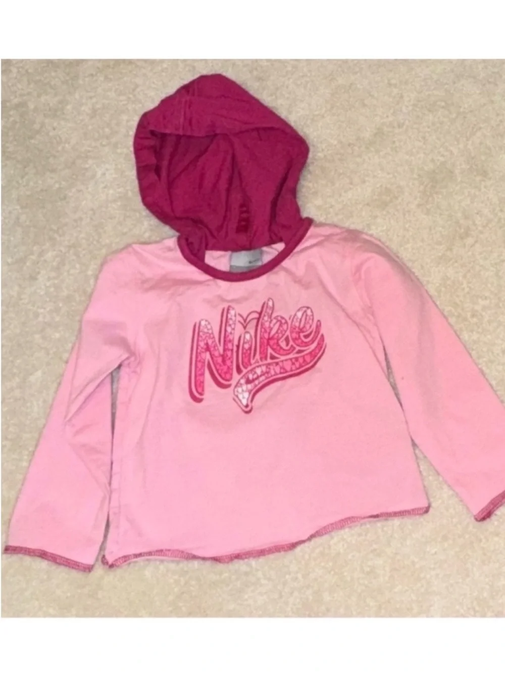 Nike hooded shirt